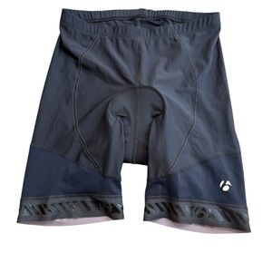 Bontrager Size L Inform Race Shorts Padded‎ Cycling Compressive Biker Black Blue